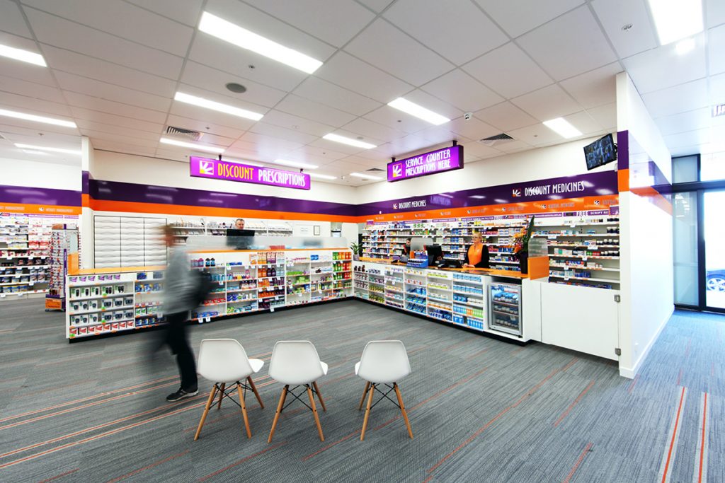 Discount Drug Stores Pharmacy Design Fitout Masterplanners Perth