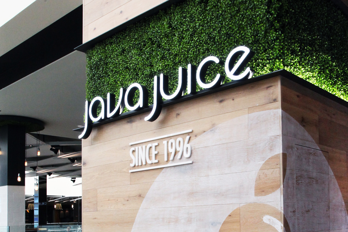 Retail Signage Masterplanners Java Juice