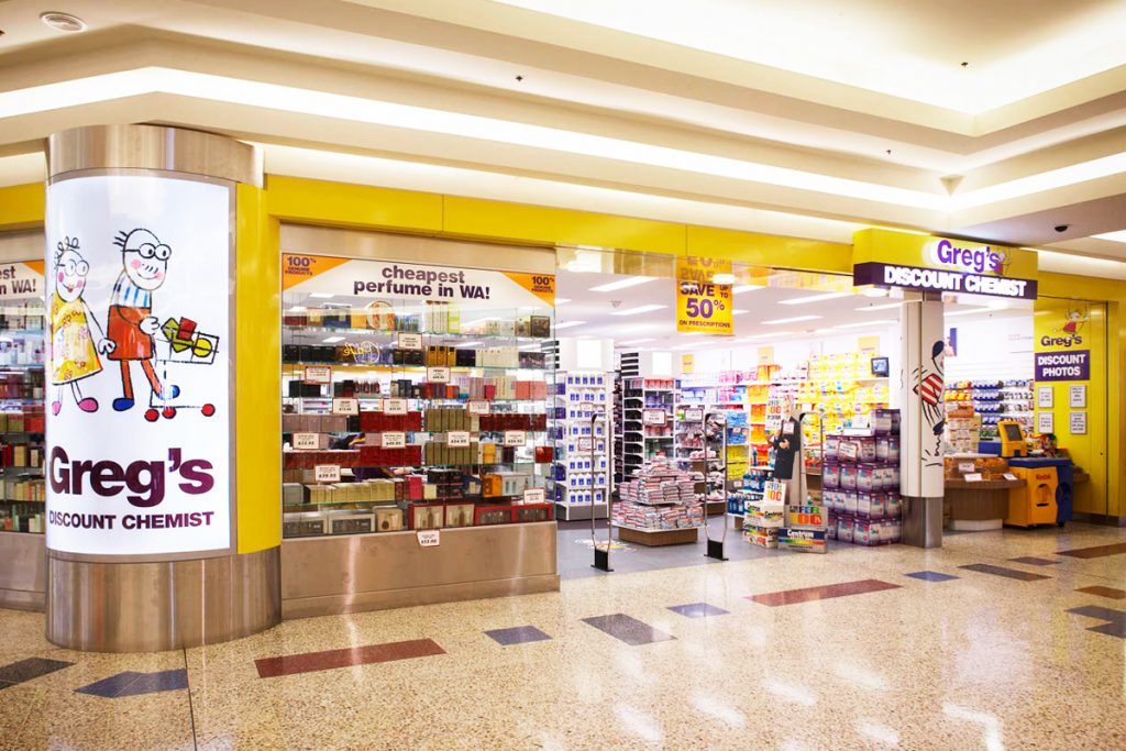 Greg's Discount Chemist Pharmacy Design Fitout Masterplanners Perth