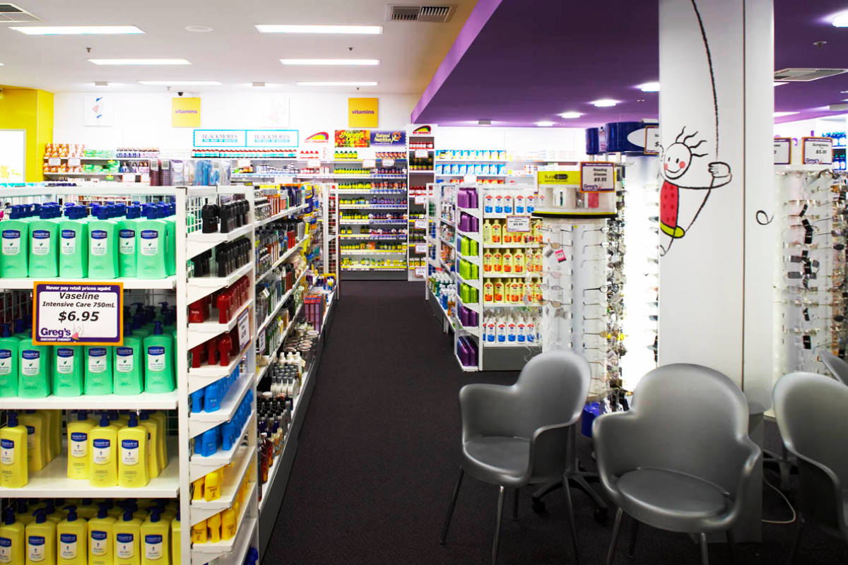 Retail Area Masterplanners Gregs Discount Pharmacy