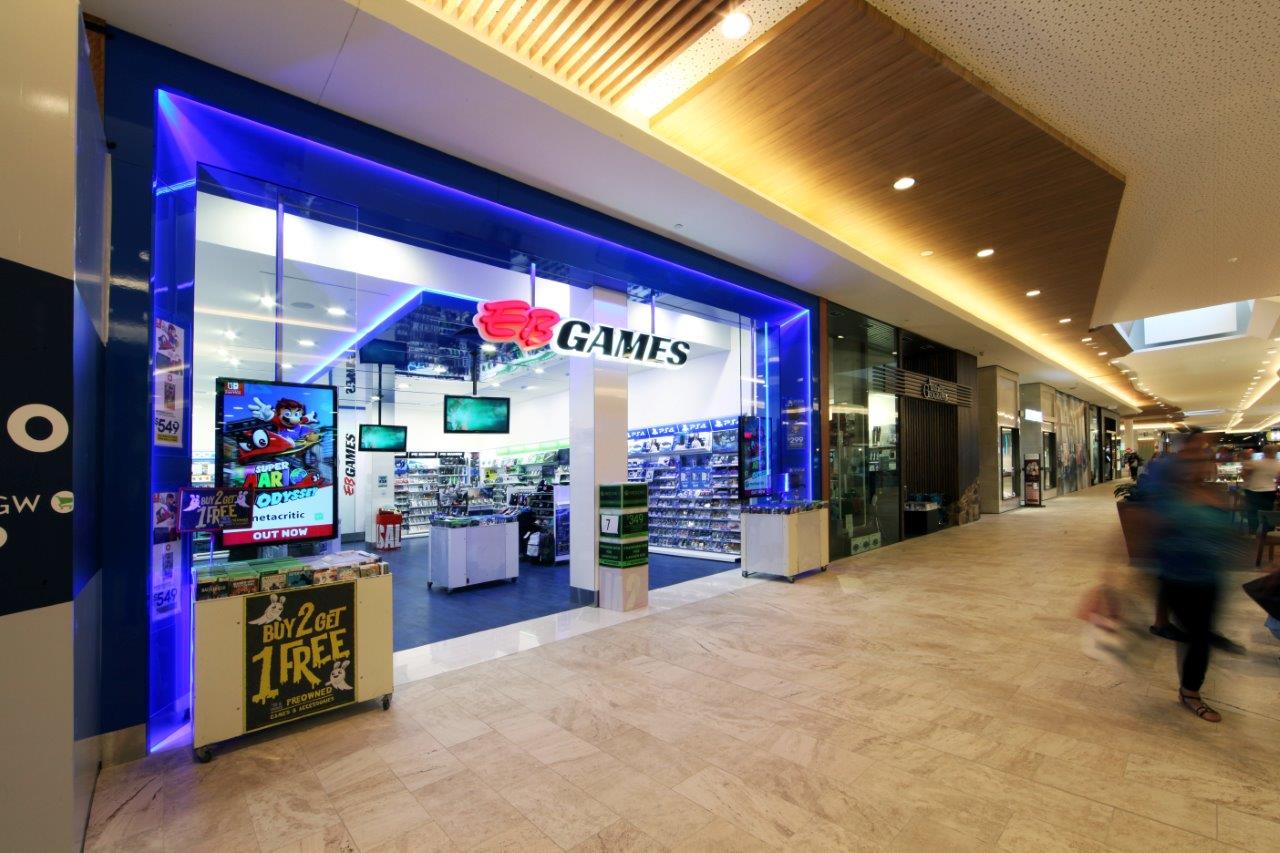 EB Games | Retail Shopfitters Shopping Centres | Masterplanners Perth